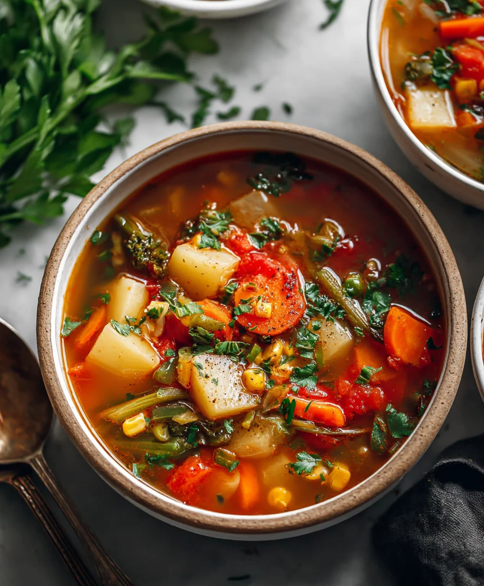 Hearty Vegetable Soup - Delicious & Easy Recipe