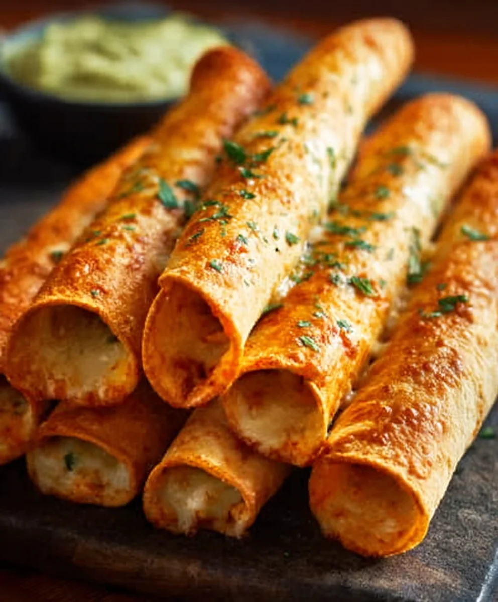 Crispy Chicken Taquitos-Easy & Delicious Recipe