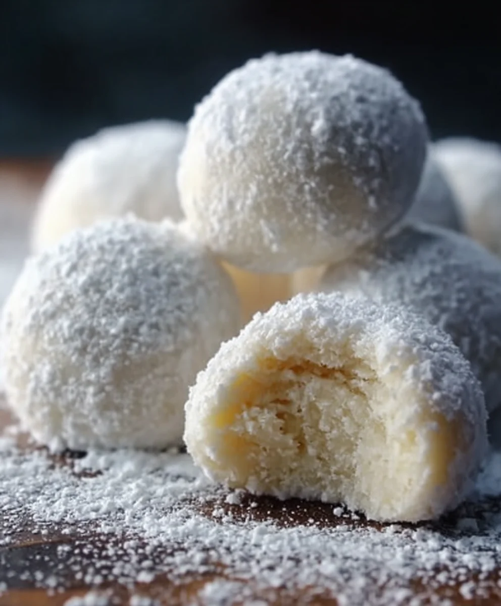 Sweetened Condensed Milk Snowball Cookies Recipe