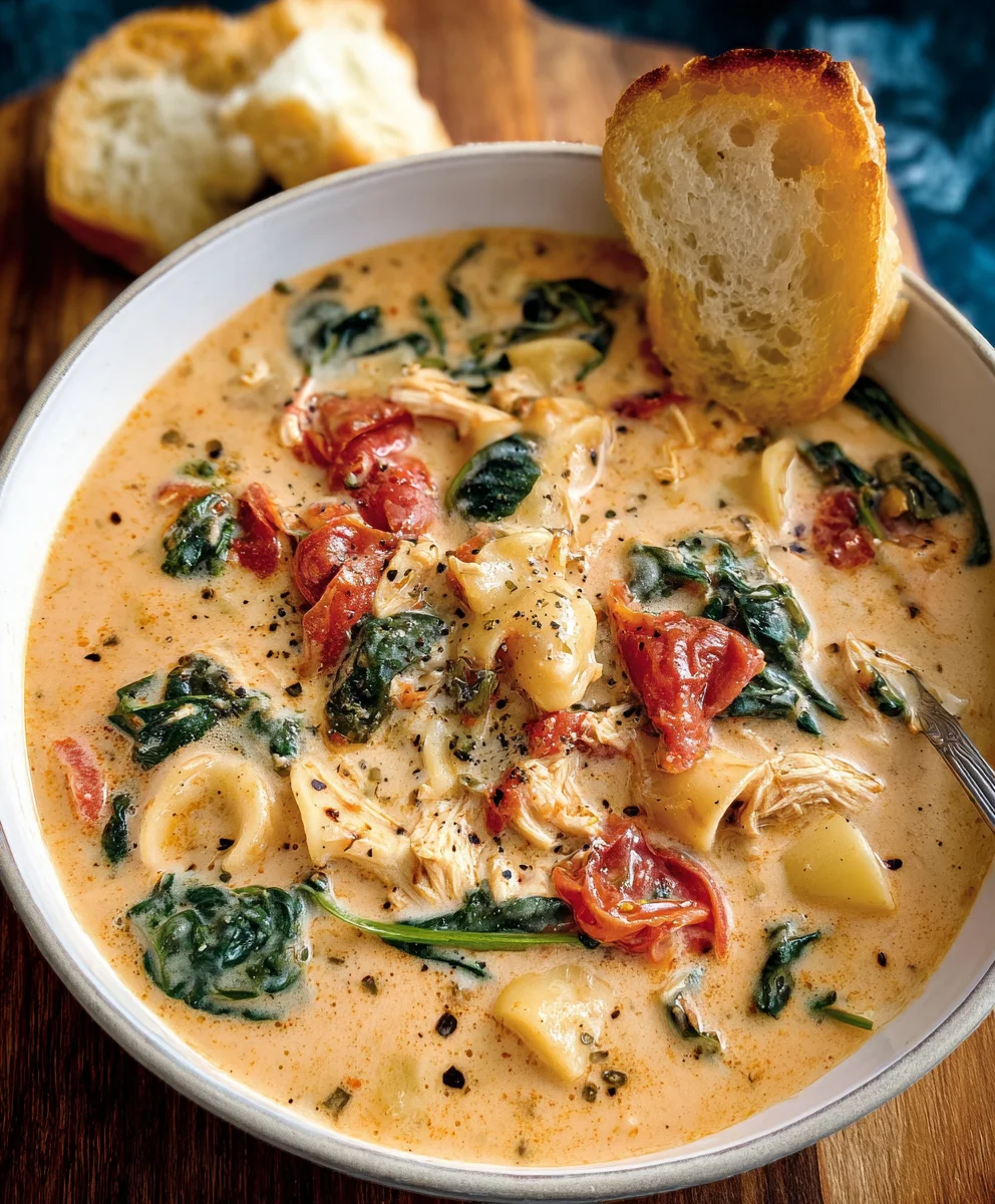 Creamy Tuscan Chicken Soup - Marry Me Recipe