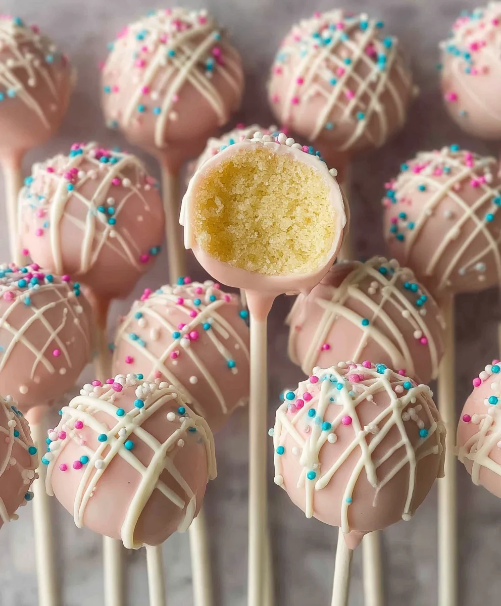 Starbucks Birthday Cake Pops-Easy Copycat Recipe