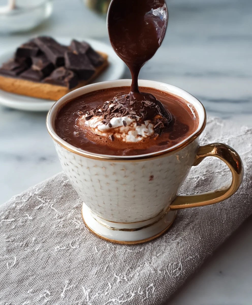 Rich French Hot Chocolate Recipe - Easy Chocolat Chaud