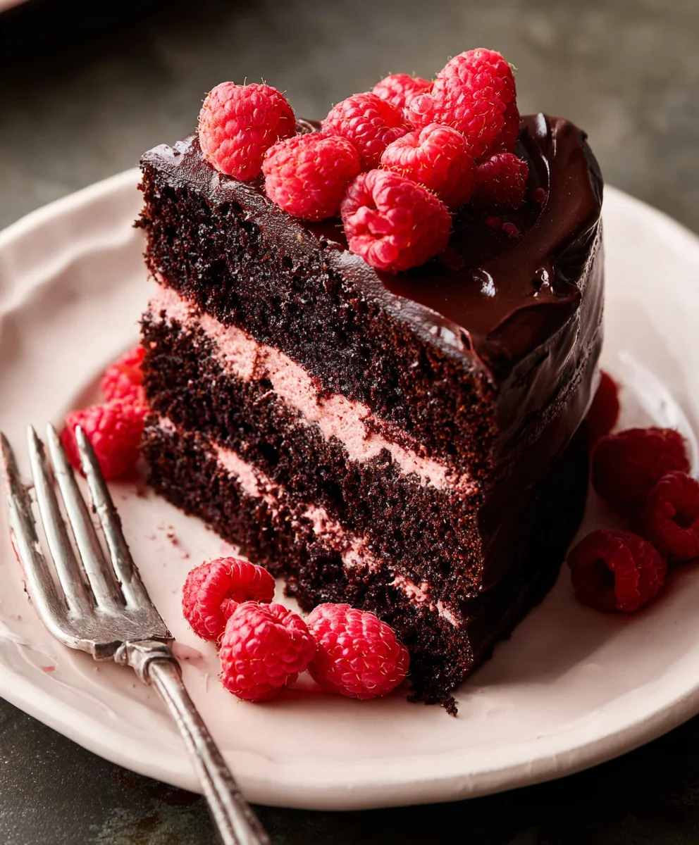Decadent Chocolate Raspberry Cake Recipe-Easy & Delicious