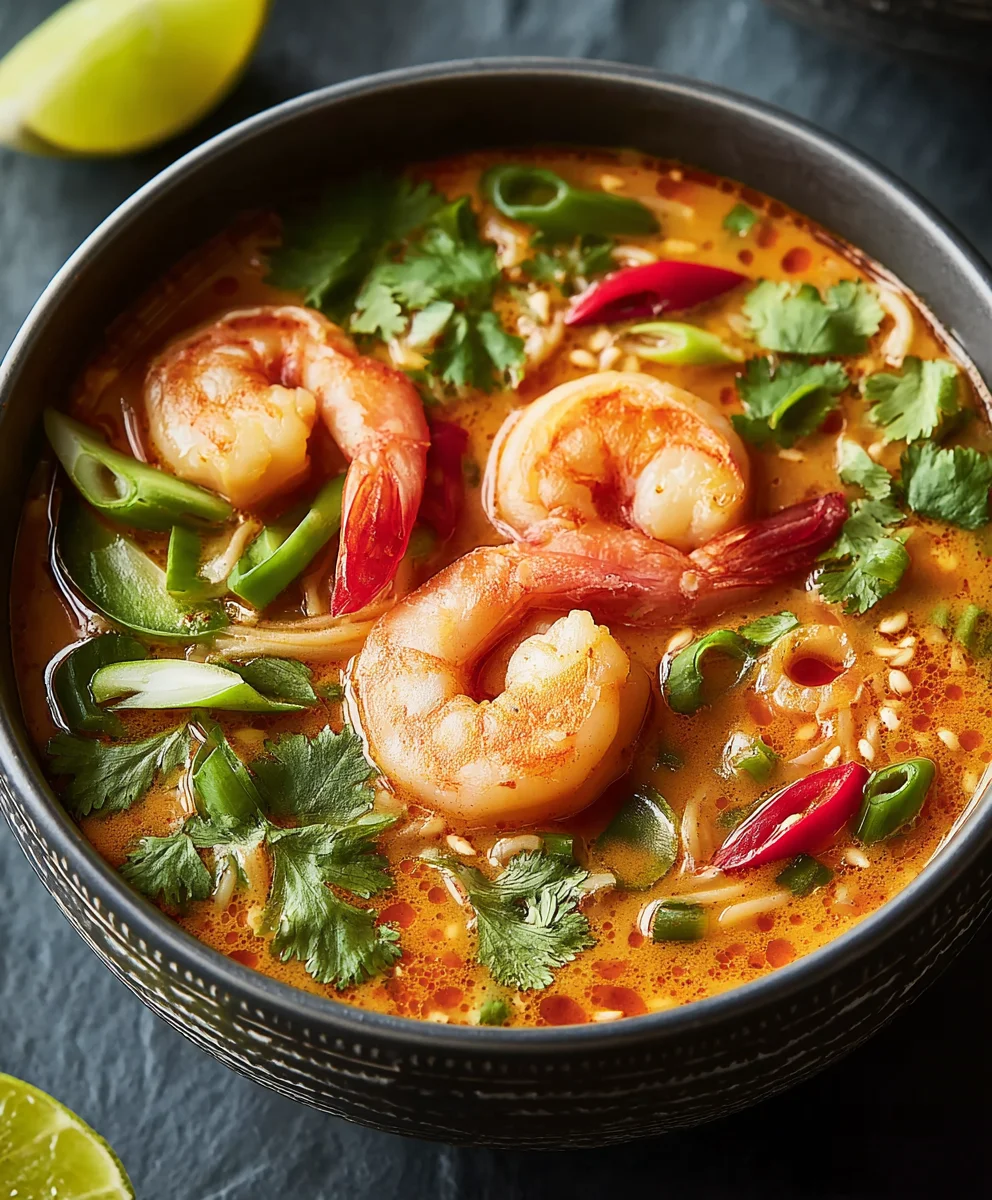 Easy Thai Shrimp Soup - Quick & Flavorful Recipe