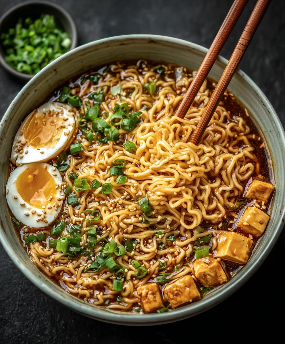 Easy Saucy Ramen Noodles-Quick Delicious Dinner