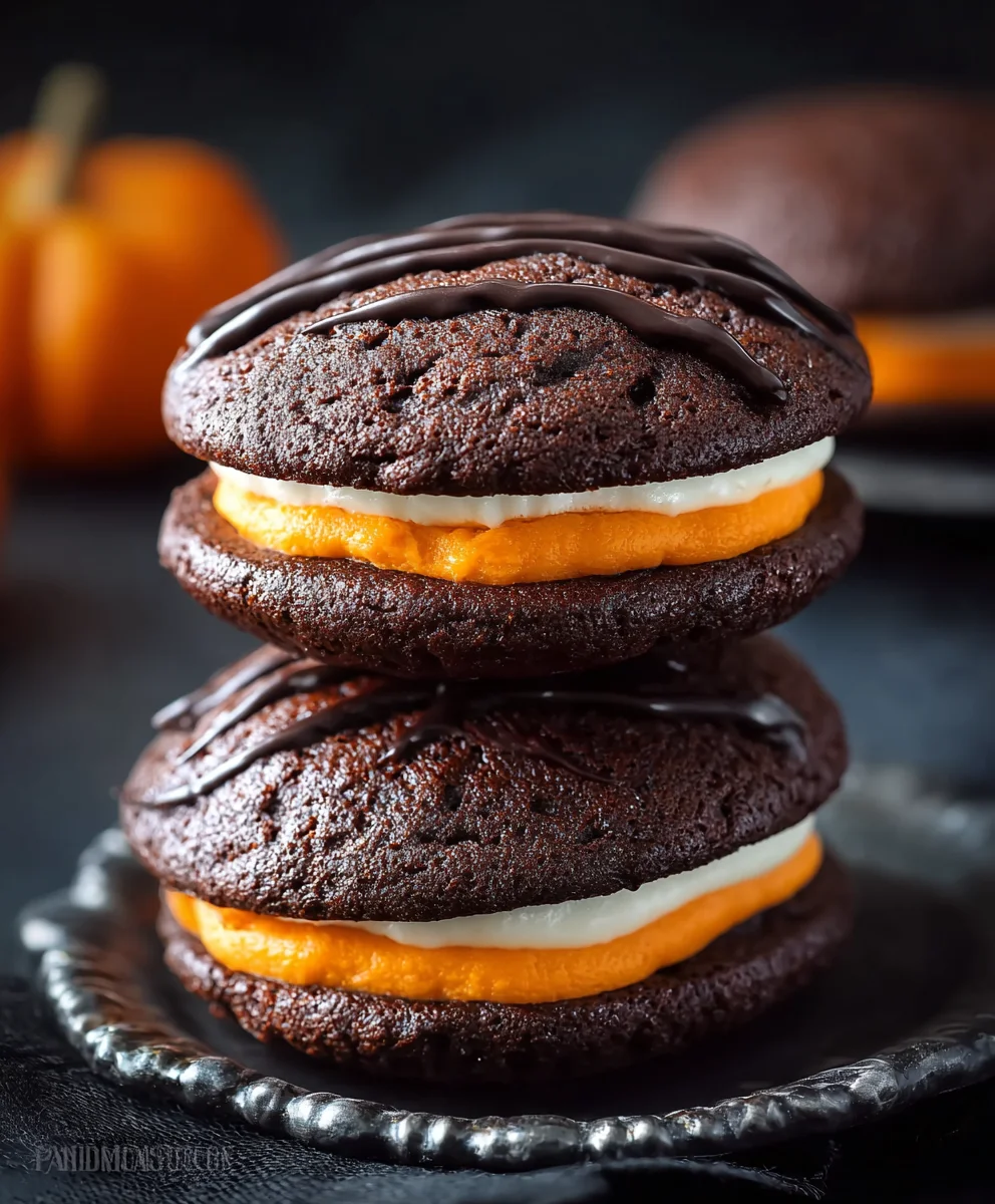 Spooky Halloween Whoopie Pies - Easy & Delicious Treat
