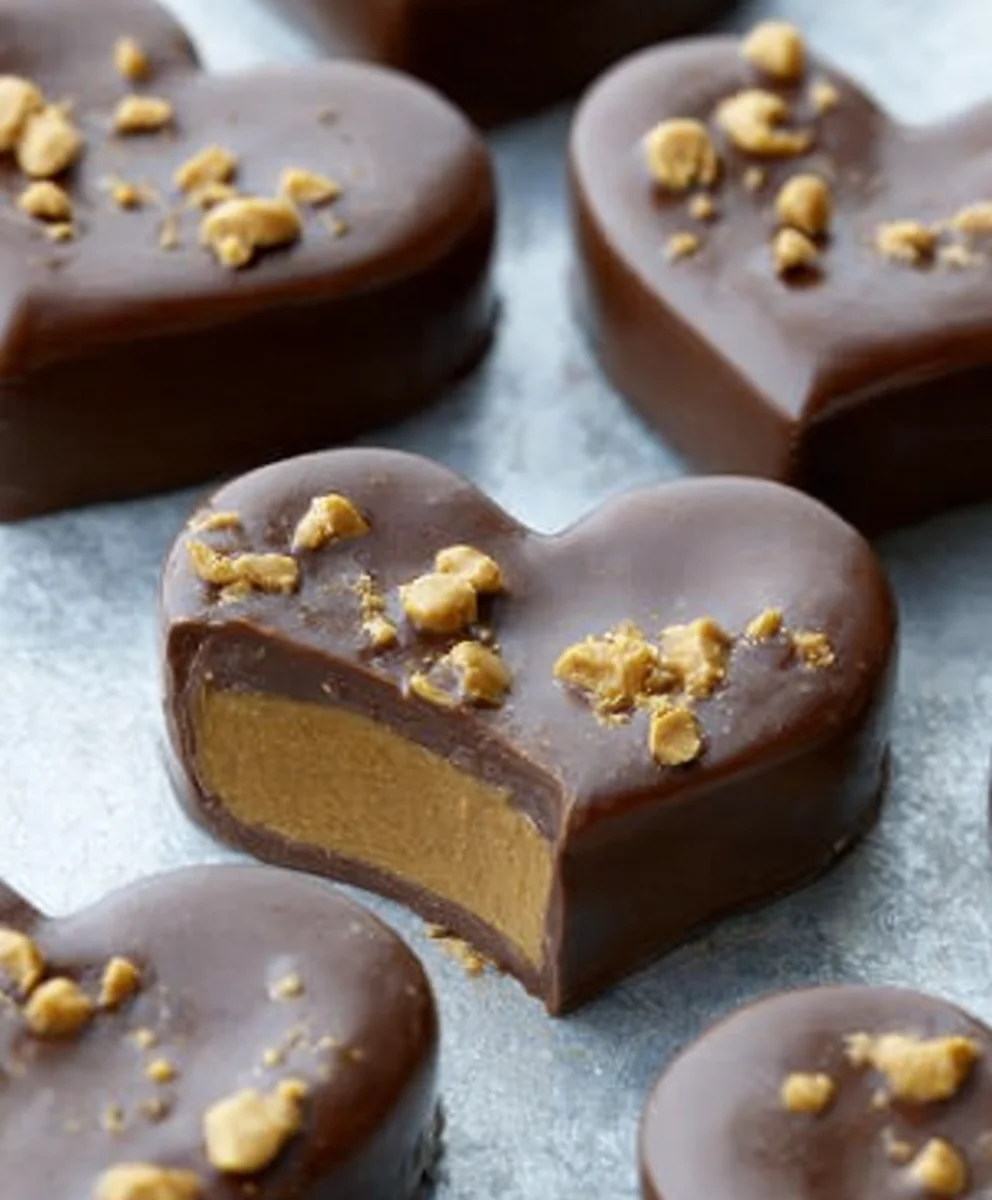 Chocolate Peanut Butter Vnon-alcoholic alentine Heart Non-Non-Non-Alcoholic Alternativeic