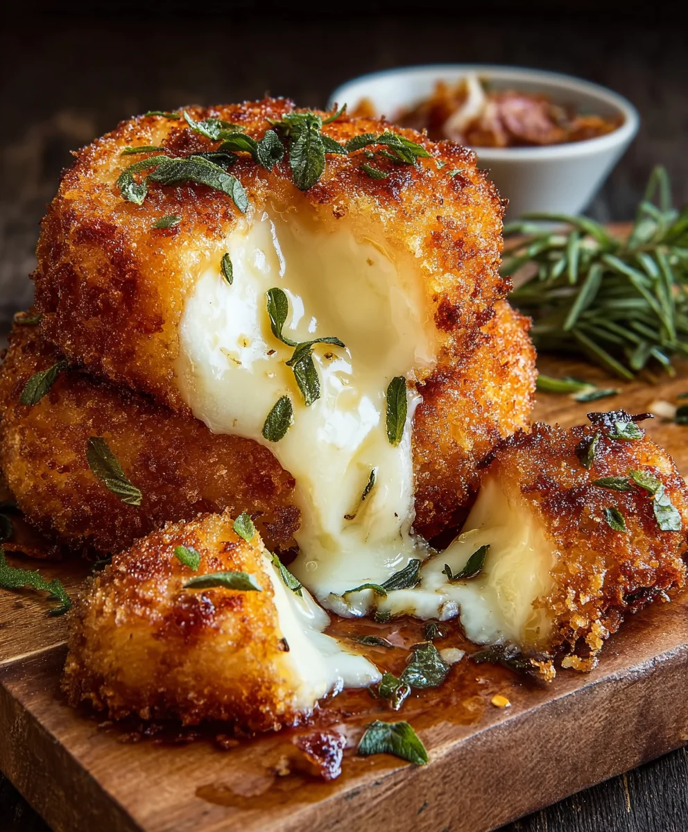 Easy Fried Brie Appetizer Recipe-Gooey & Delicious