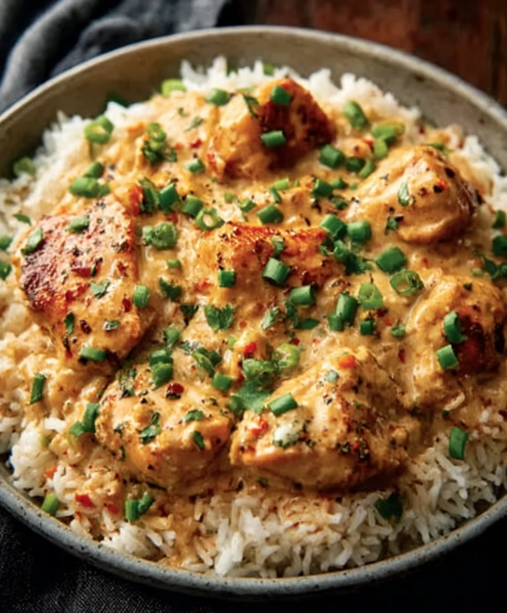 Best Smothered Chicken and Rice Comfort Food Recipe