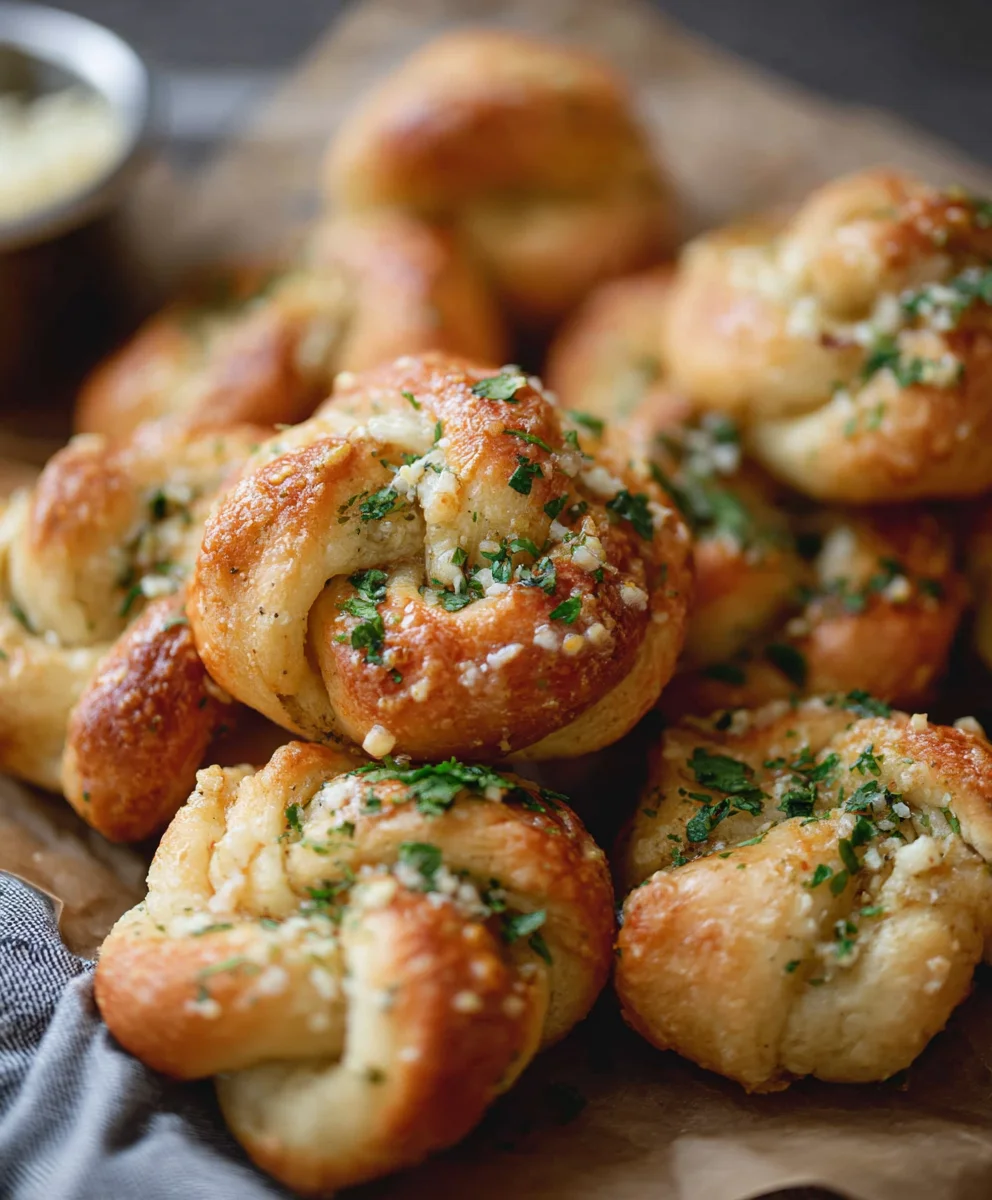 Easy Garlic Knots-Soft & Flavorful Bread Rolls