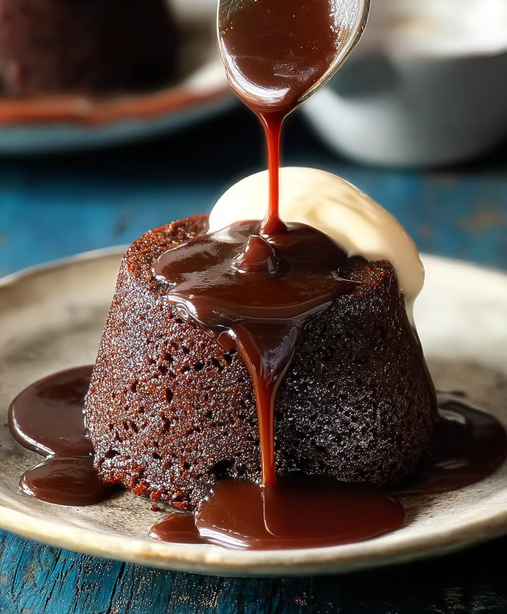 Rich Chocolate Sticky Toffee Pudding for Two