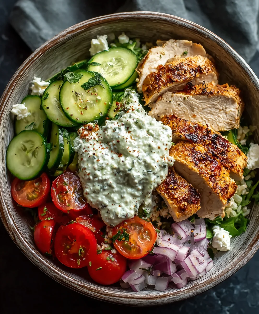 Greek Beef Gyro Bowl - Easy Dinner Recipe