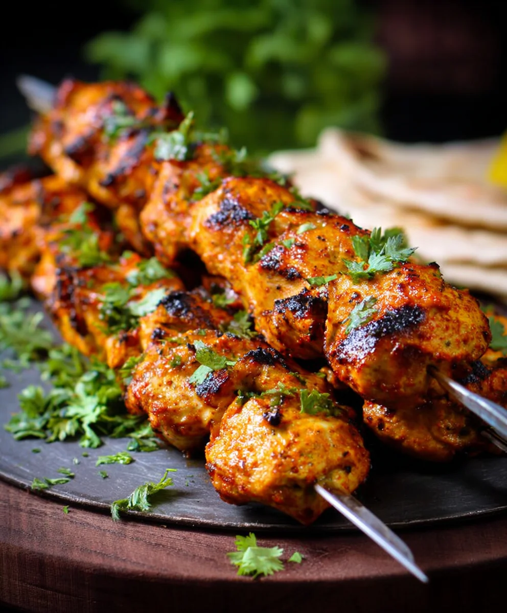 Easy Chicken Tikka Kebab Recipe-Flavorful & Delicious