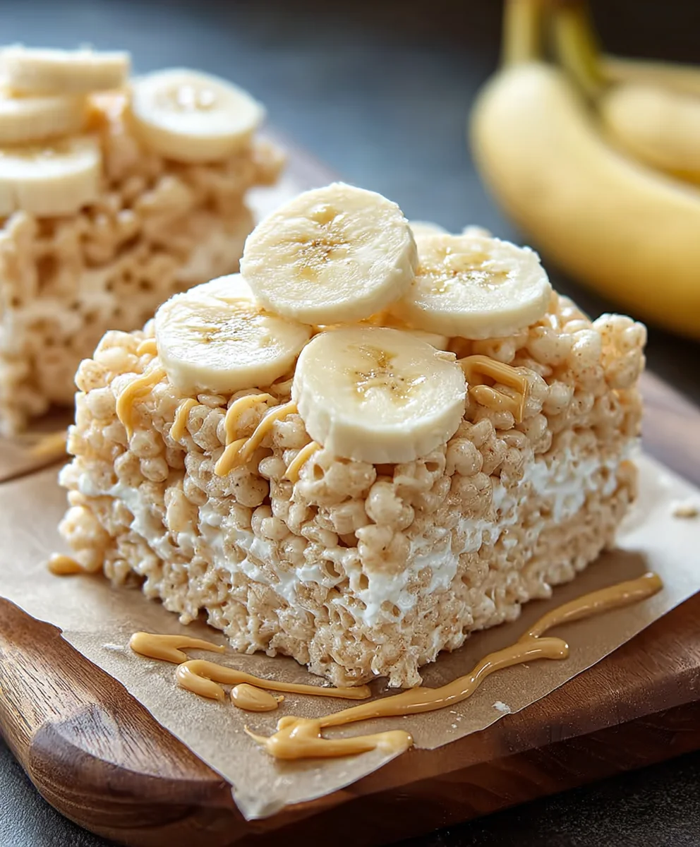 Banana Pudding Rice Krispie Treats Recipe
