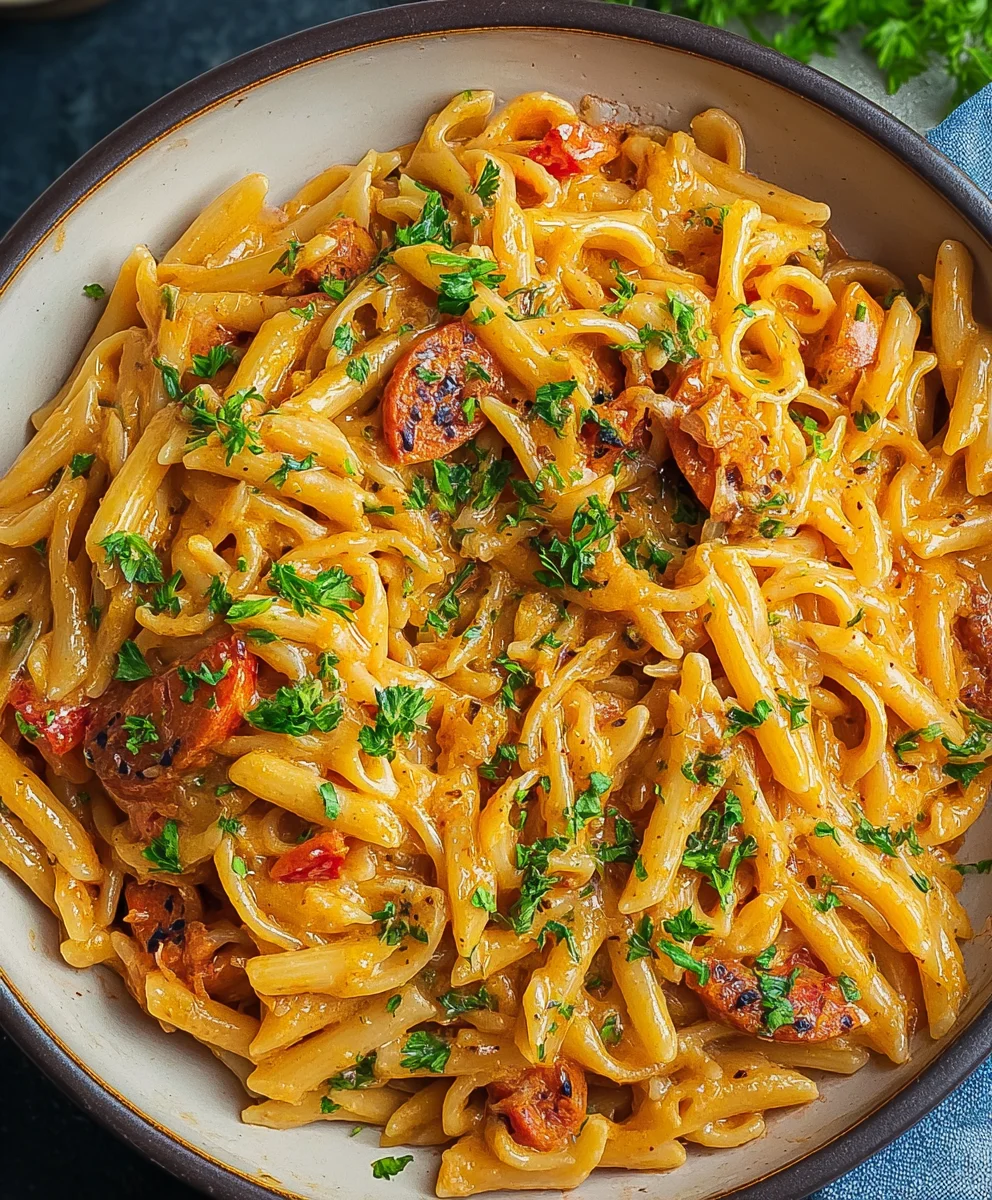 Spicy Vegan Cajun Pasta-Quick & Easy Meal
