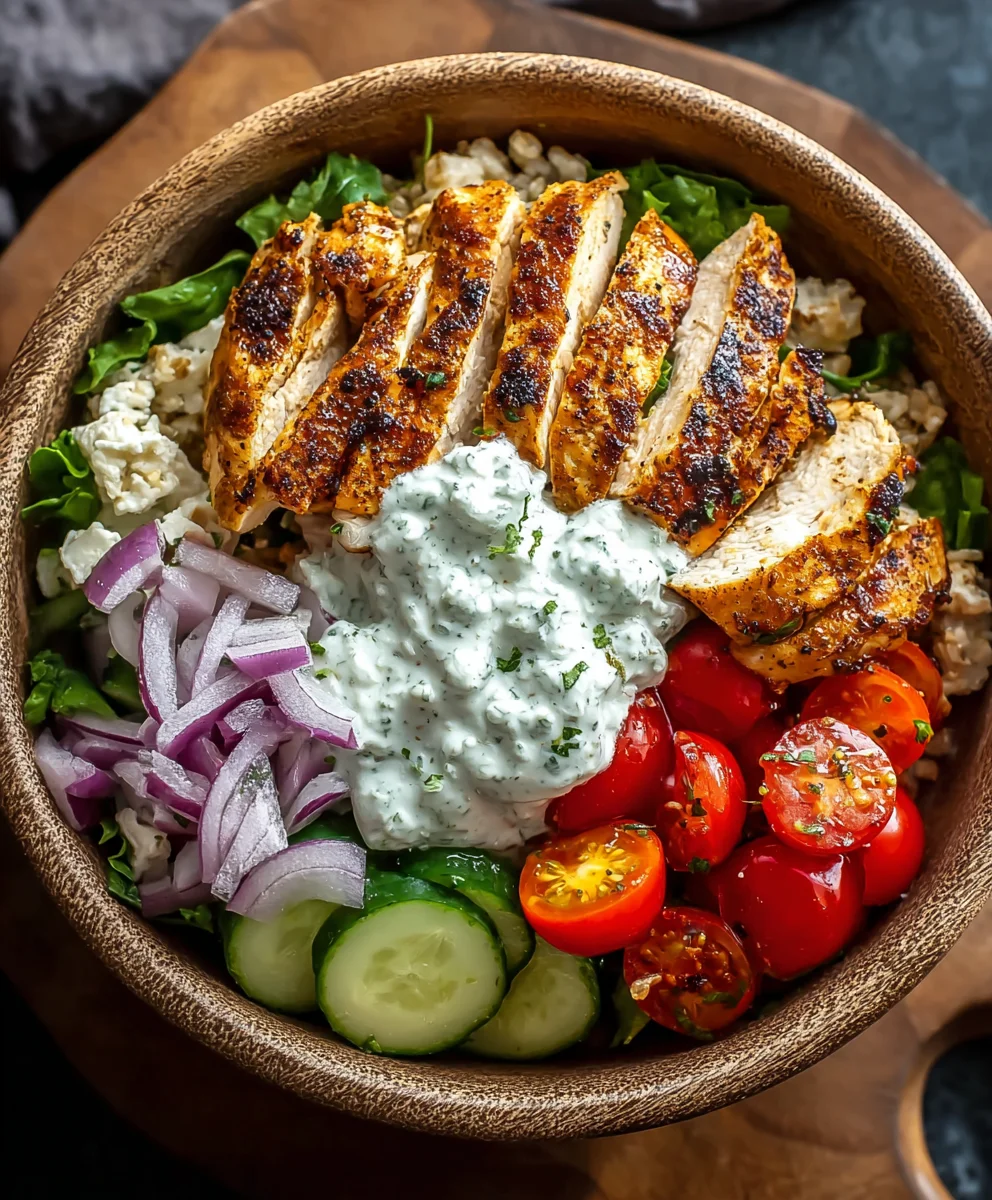 Greek Beef Gyro Bowl - Easy Dinner Recipe