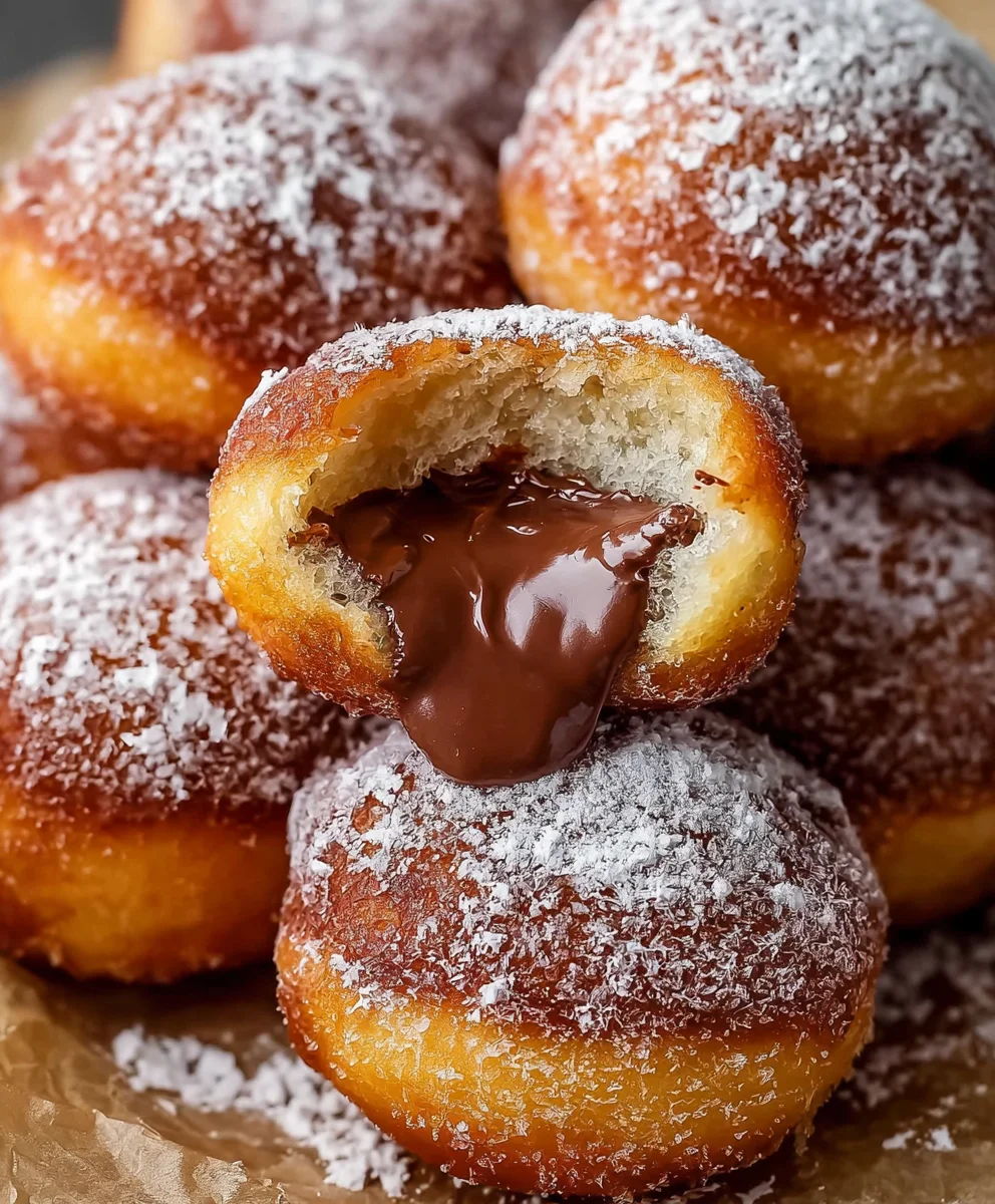 Homemade Nutella Donuts-Irresistible Chocolate Hazelnut Treat