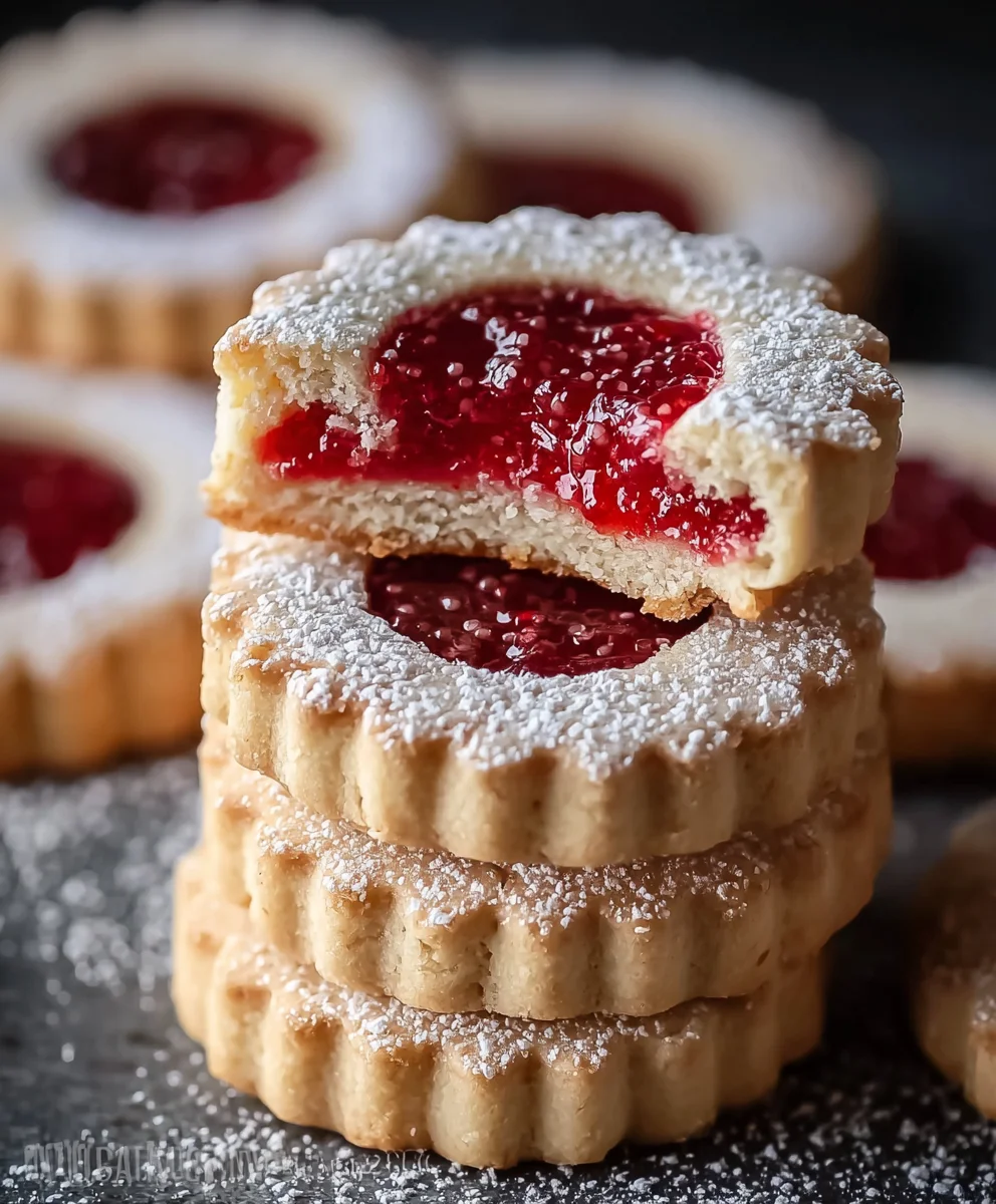 Delicious Raspberry Linzer Cookies Recipe - Easy & Sweet