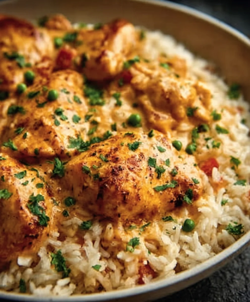 Best Smothered Chicken and Rice Comfort Food Recipe