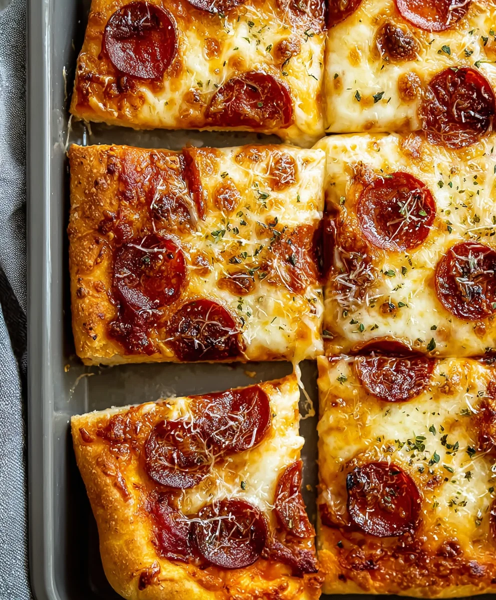 Sheet Pan Pizza Easy Homemade Dough Recipe