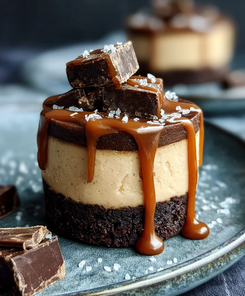 Raw Caramel Brownie Cheesecake-Decadent Treat
