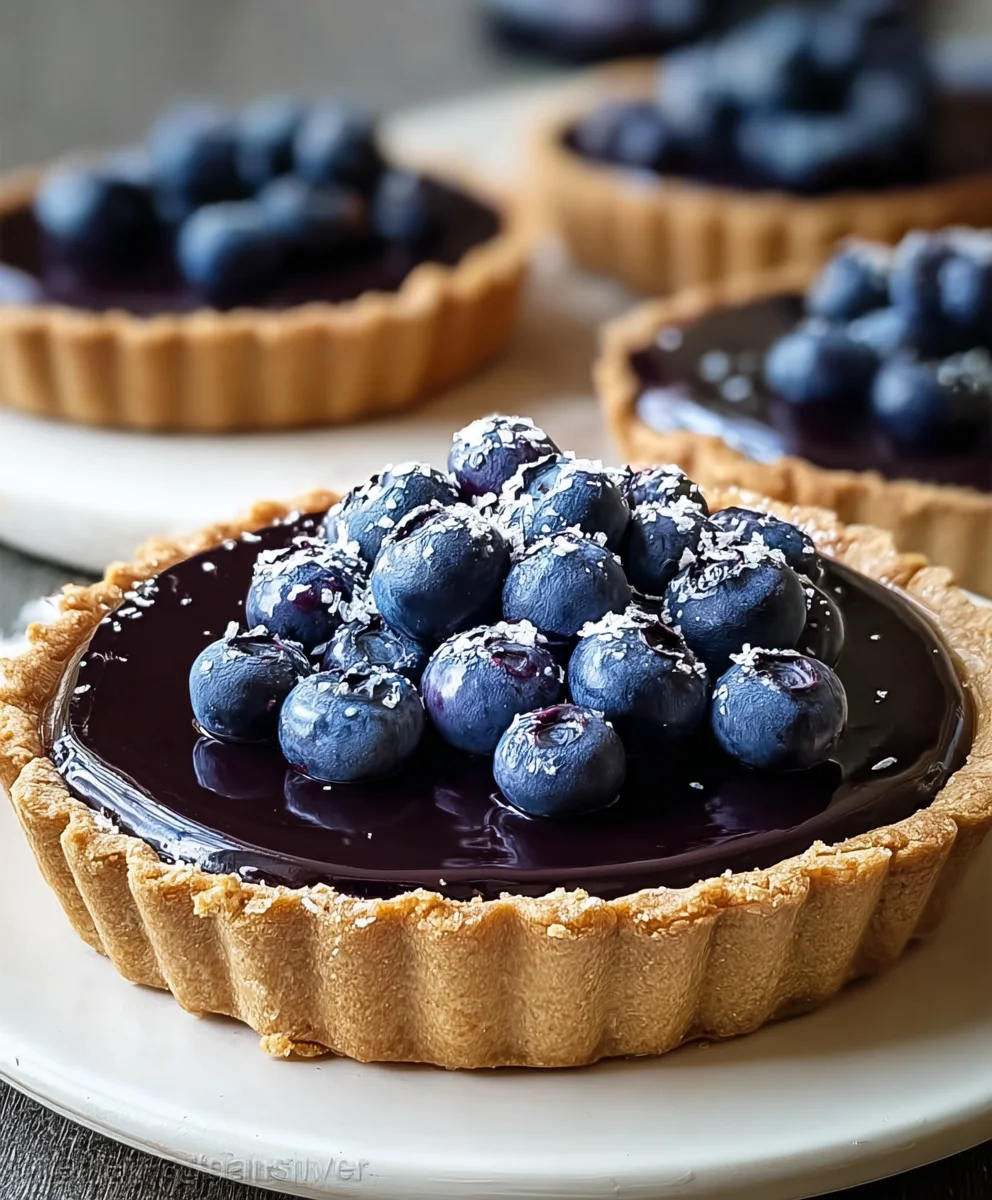 Decadent Blueberry Ganache Tart Recipe