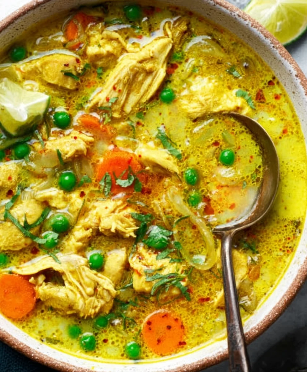 Turmeric Chicken Soup - Soothing Anti Inflammatory Recipe
