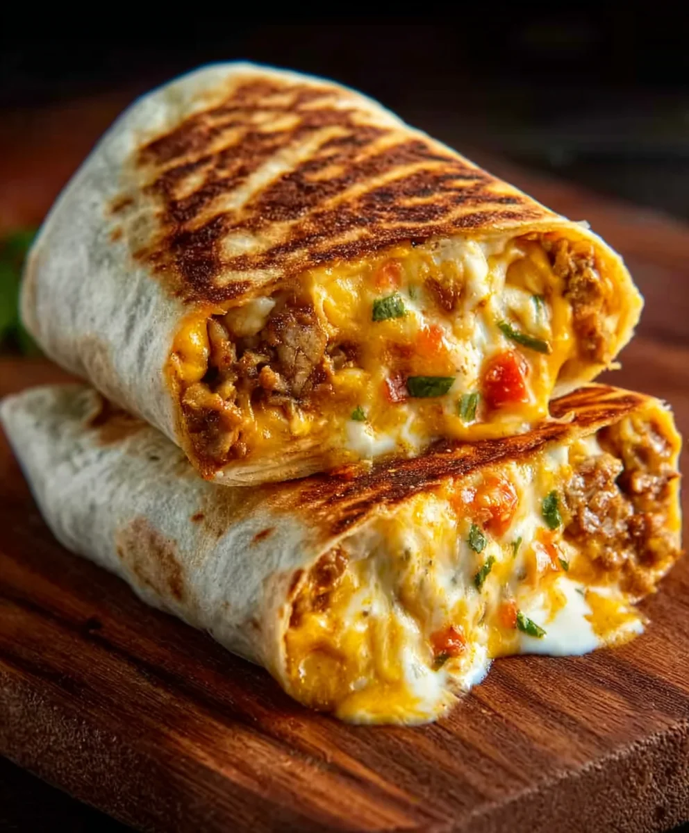 Cheesy Grilled Cheese Burrito Recipe- Ultimate Flavor