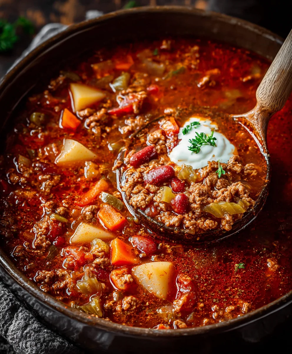 Hearty Cowboy Soup Recipe - Easy Beef & Veggie Comfort