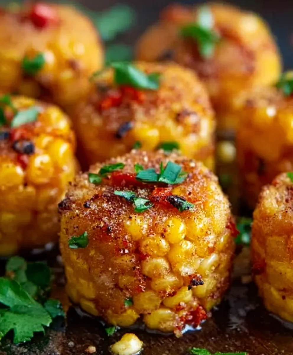 Spicy Mexican Corn Bites - Easy Appetizer Recipe