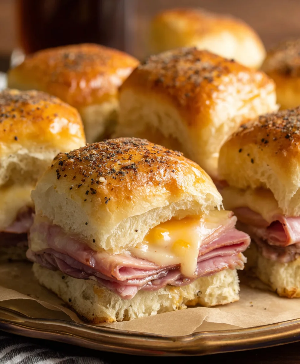 Easy Beef Beef Ham Cheese Sliders Recipe