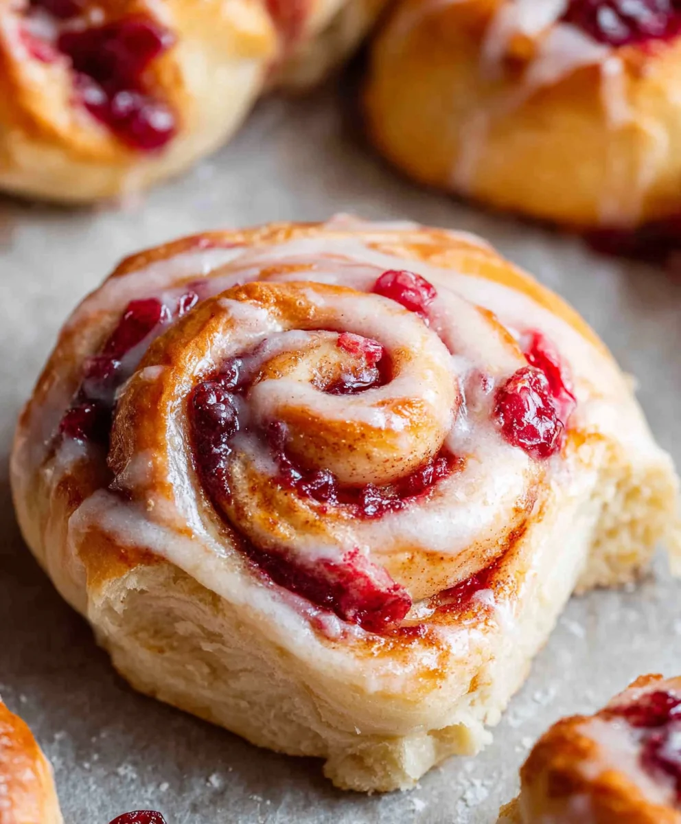 Orange Cranberry Sweet Rolls - Delicious Citrus Treat
