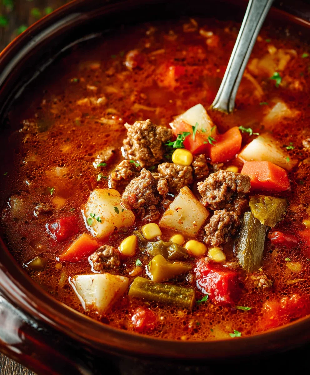 Hearty Cowboy Soup Recipe - Easy Beef & Veggie Comfort