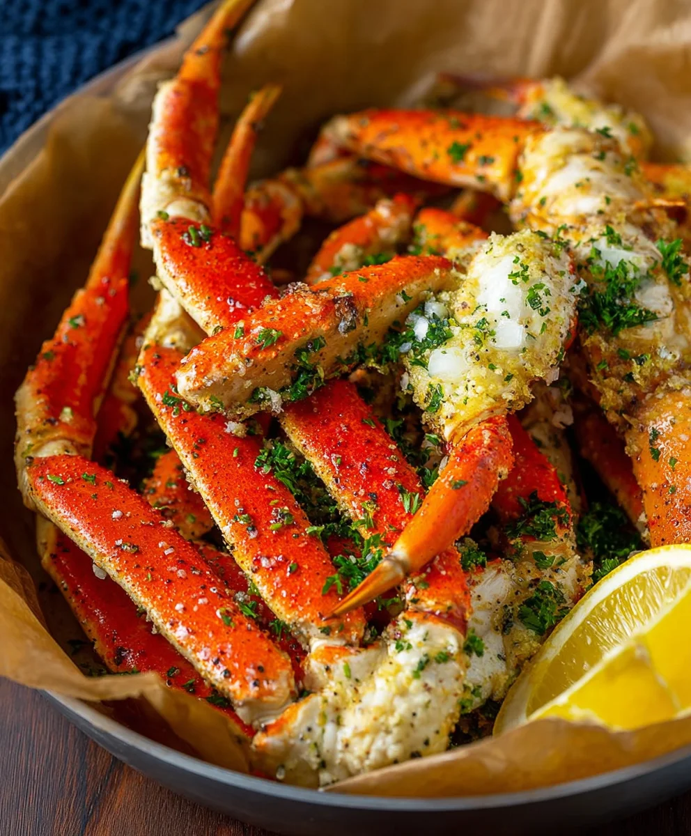 Easy Garlic Butter Crab Legs Recipe-Ocean's Delight
