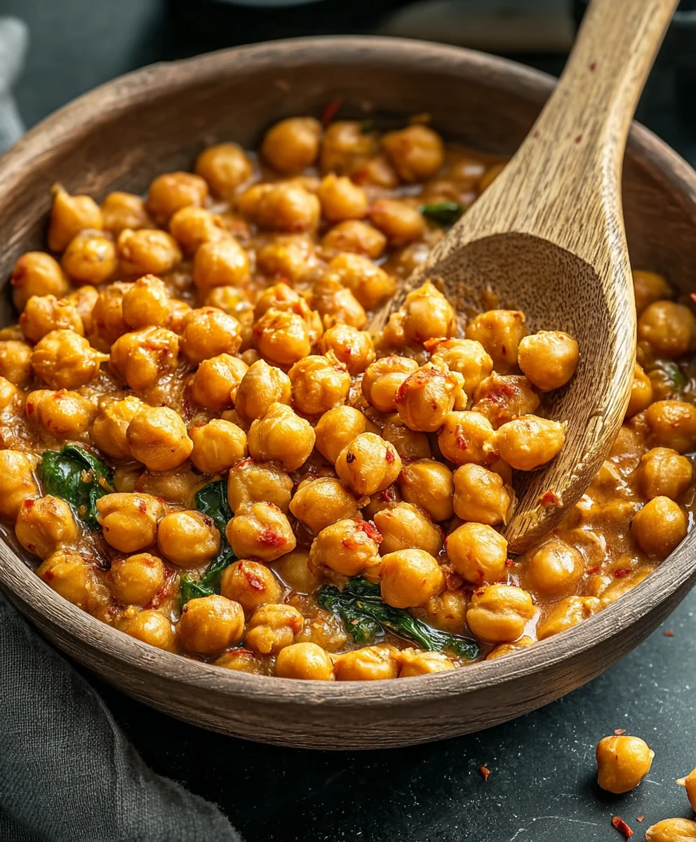 Marry Me Chickpeas-Creamy Vegan Delight