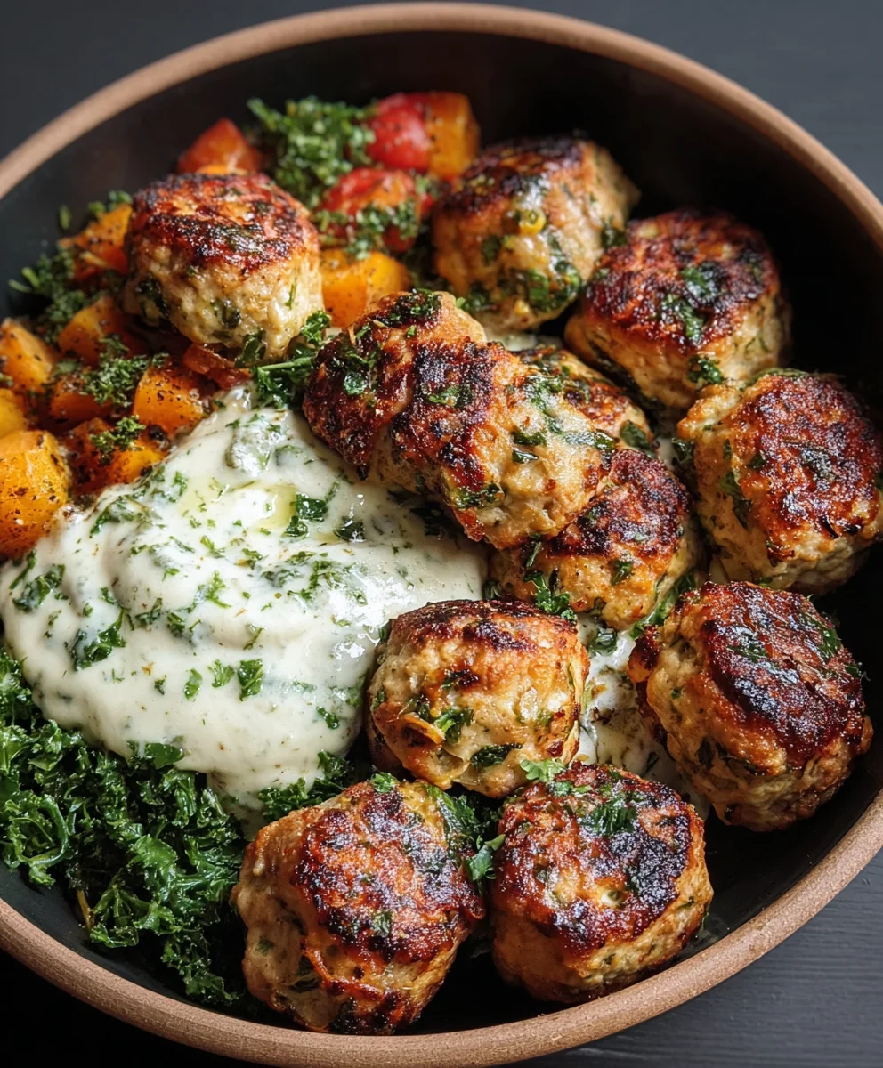 Herby Beef Meatball Bowl Recipe-Easy & Delicious