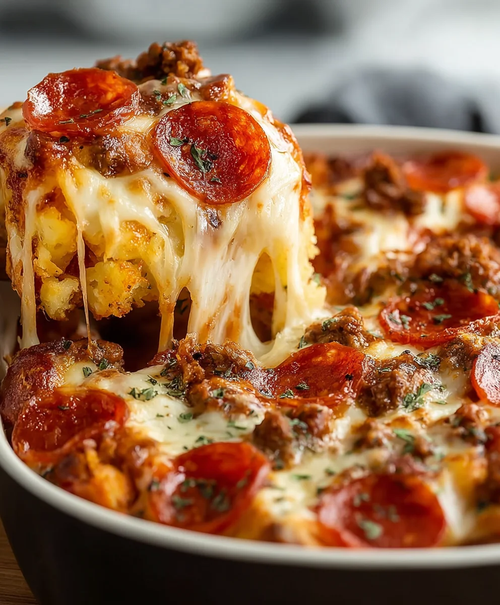 Bubble Up Pizza Casserole - Easy Family Dinner