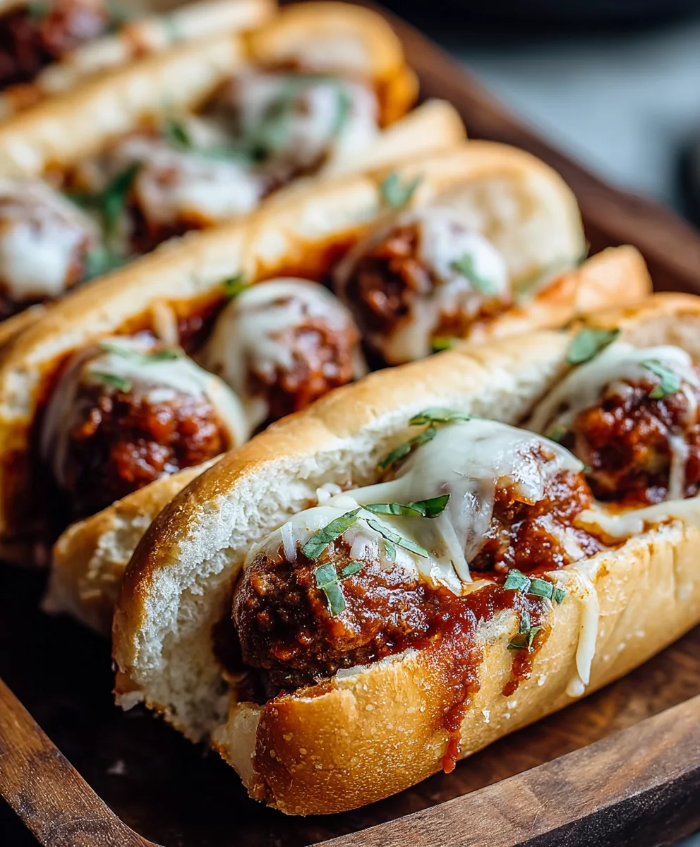 Easy Weeknight Beef Meatball Sub Recipe