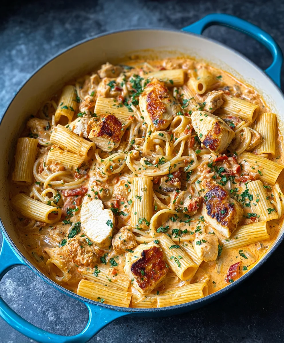 Easy Creamy Tuscan Chicken Pasta Recipe