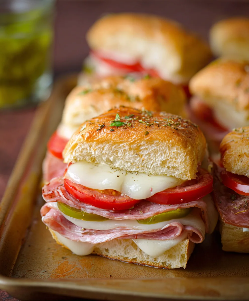 Spicy Beef Italian Sub Sliders Easy Recipe