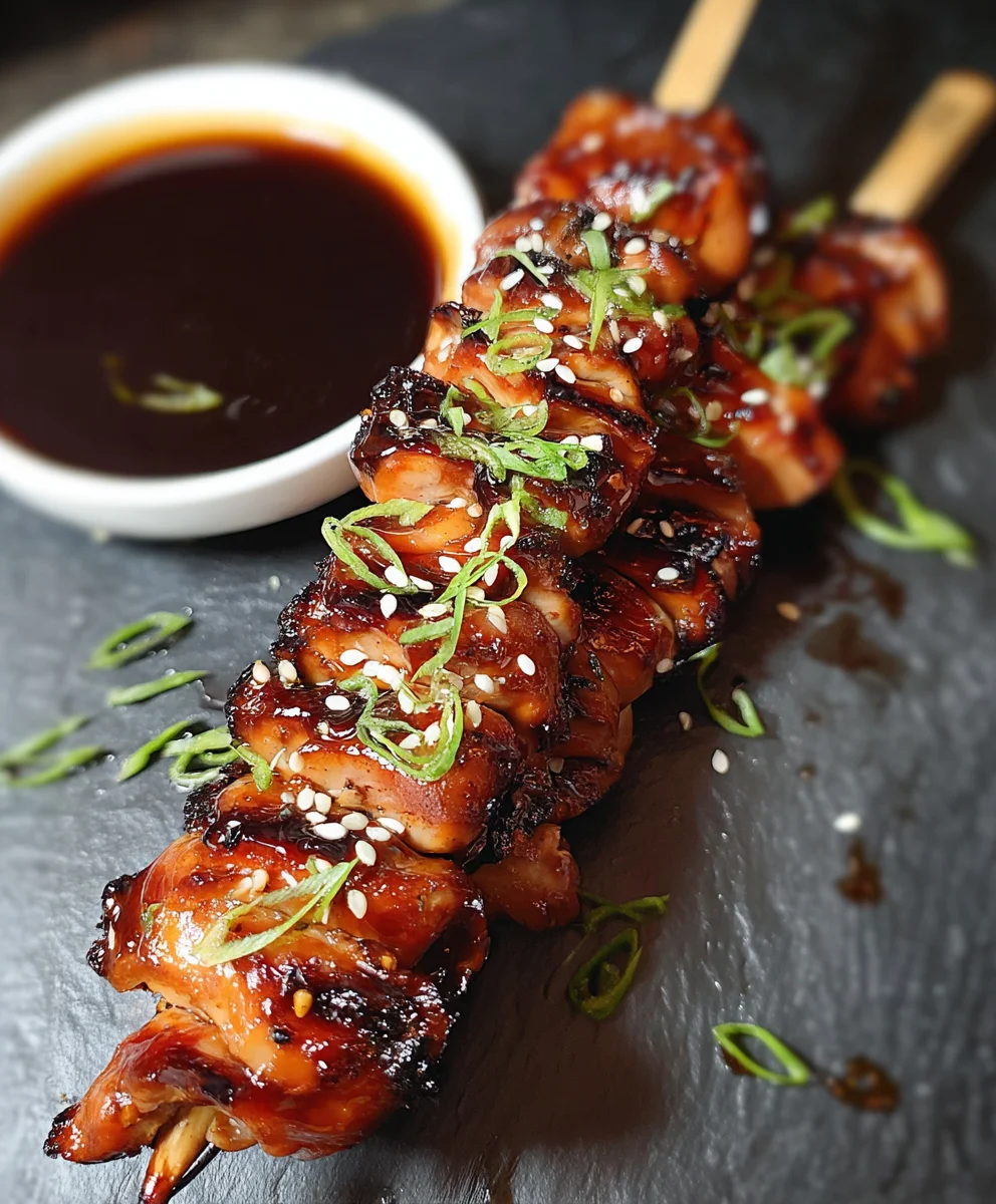 Easy Teriyaki Beef Skewers- Grilled to Perfection