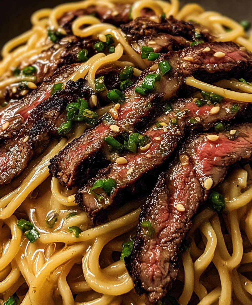 Garlic Butter Beef Lightning Noodles Recipe