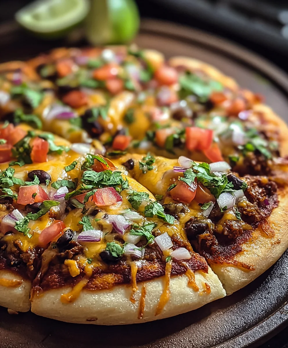 Easy Homemade Mexican Pizza Recipe - Taste the Fiesta