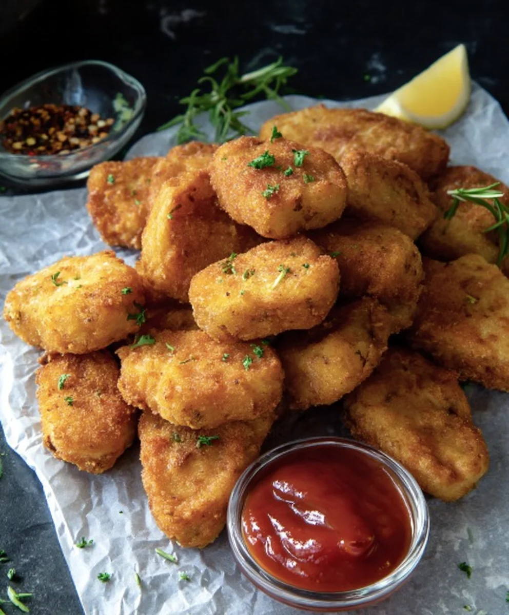 Crispy Homemade Chicken Nuggets - Easy Recipe