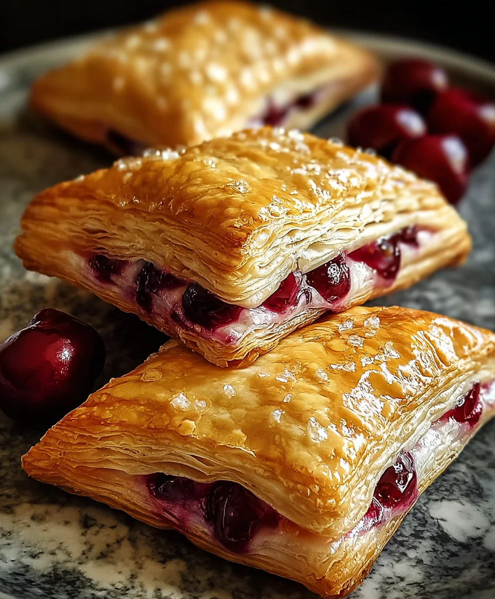 Easy Cherry Turnovers- Simple & Delicious Pastry Recipe