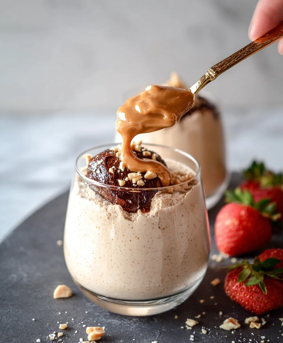 Peanut Butter Cottage Cheese Mousse-Healthy Dessert