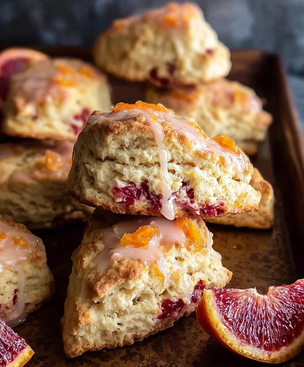 Blood Orange Scones- Zesty & Delightful Homemade Treat