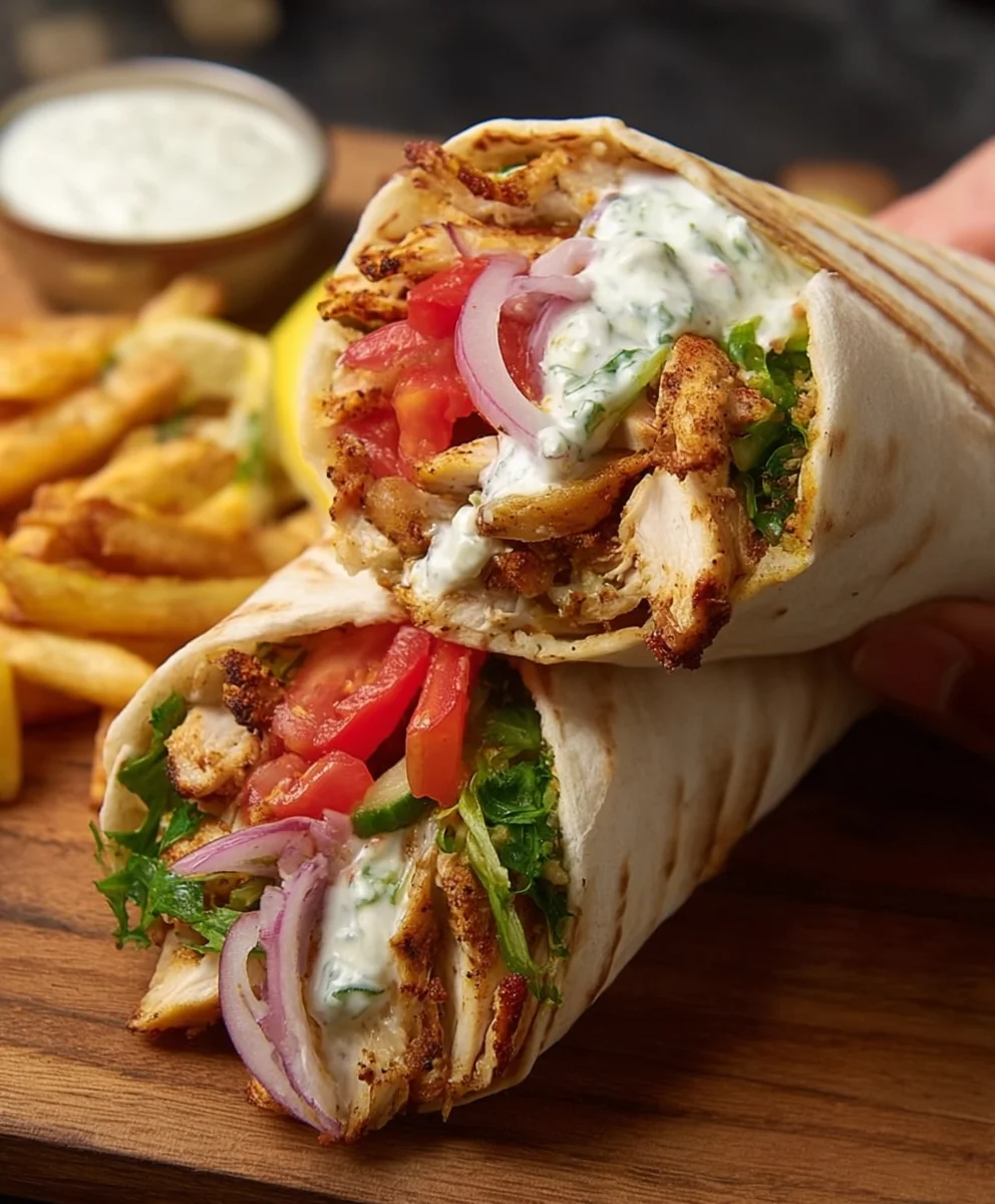 Easy Chicken Shawarma Wrap - Flavorful & Quick