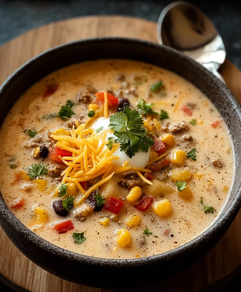 Creamy Beef Cowboy Soup - Cozy Weeknight Meal