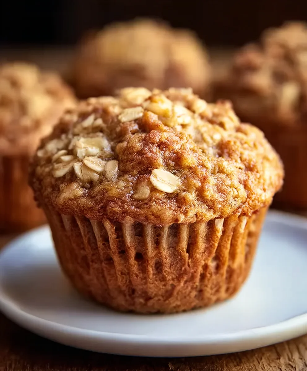Healthy Banana Oatmeal Muffins - Easy Wholesome Recipe